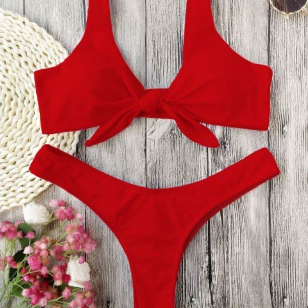 Red bikini
